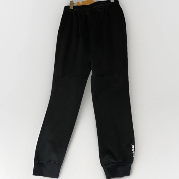 Head Black Sweatpants Mens Sz Small Jogger Stretch Pickleball Tennis Activewear - Picture 2 of 9